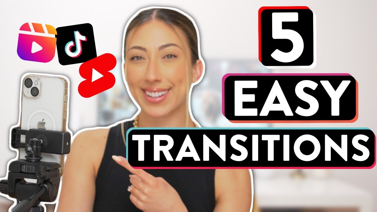 5 POPULAR TIKTOK TRANSITIONS | Transition Tutorial For Instagram Reels, TikTok & YouTube Shorts