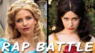 CINDERELLA vs BELLE: Princess Rap Battle (Sarah Michelle Gellar &amp; Whitney Avalon)