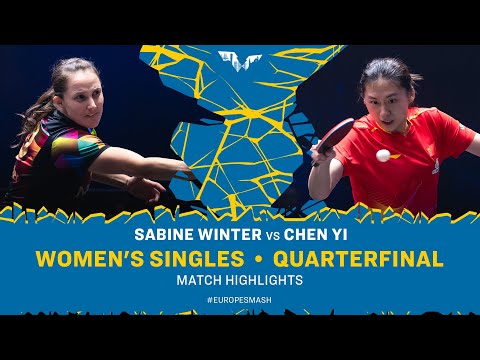 Sabine Winter vs Chen Yi | WS QF | #EuropeSmash 2025