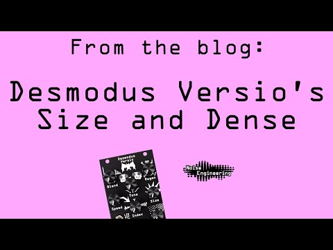 Blog: Desmodus Versio's Size and Dense