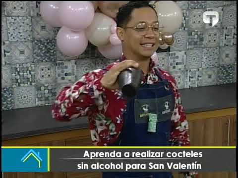 Aprenda a realizar cocteles sin alcohol para San Valentín