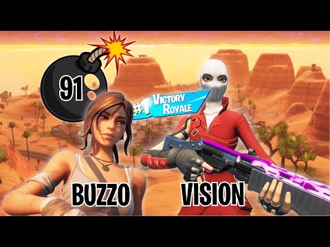 WTJ BUZZO + WTJ VISIONFAQ DROPPED 91 ELIMS IN UNREAL RANKED