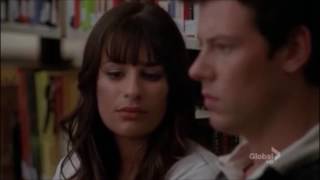 Glee   Finn and Rachel talk about their kiss in the library 2x22
