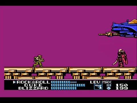 G.I. Joe - Nes - ( A Real American Hero ) - Full Playthrough - No Death ♛