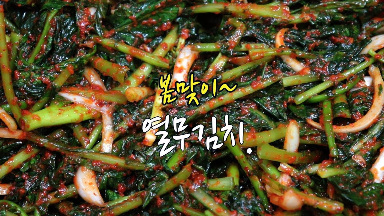 열무김치 담그는법~ 쉽고 간단하고 맛있게~ [강슆]