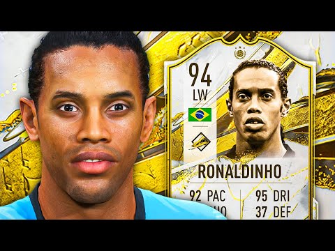 PRIME DINHO! 😍 94 Icon Ronaldinho Player Review - FIFA 23 Ultimate Team