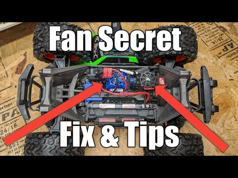Traxxas Maxx "Fan Secrets fix&Tips"