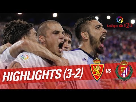 Highlights Real Zaragoza vs Real Valladolid (3-2)