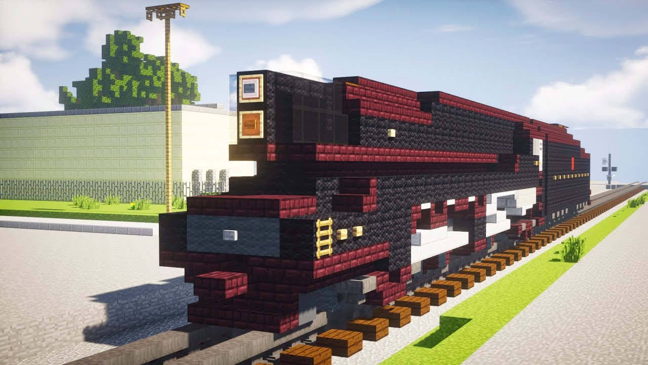 Minecraft PRR T1 Duplex Steam Locomotive Tutorial