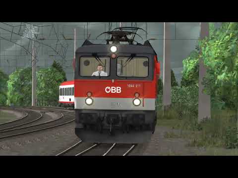 OBB 1044 011 Passenger Service near Eichberg