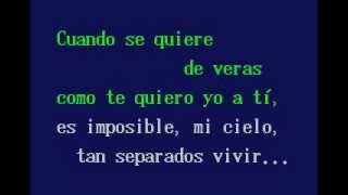 Quiereme Mucho , Gonzalo Roig. - Karaoke - 123video.flv