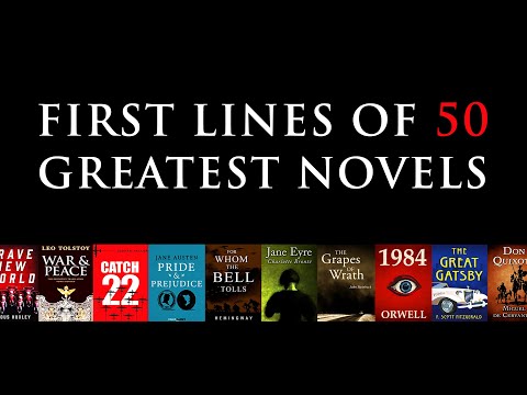 TEST YOUR MEMORY OF THE CLASSICS! (Guess which novel each line is from!)