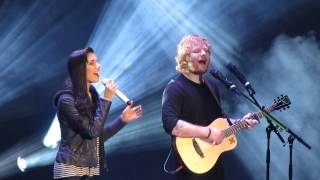 Christina Perri and Ed Sheeran singing &quot;Be My Forever&quot;