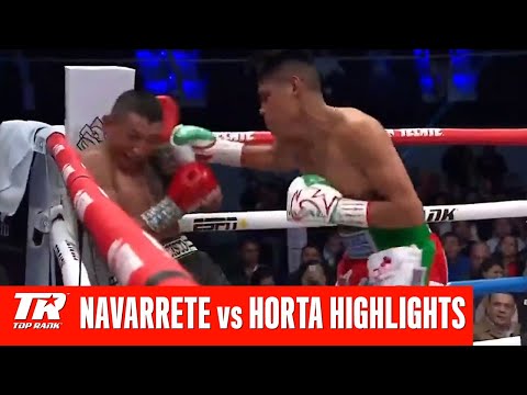 Emanuel Navarrete Scores TKO Win Over Francisco Horta To Retain WBO Super Bantamweight Title