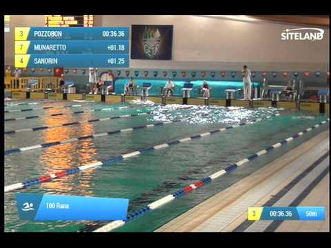 Serie 14 dei 100 Rana  Assoluti Maschi Master - Campionati Regionali Masters 2014 di Veneto e Friul