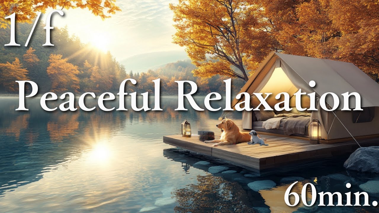 Relaxation by the Autumn-Colored Lakeside to Soothe the Soul