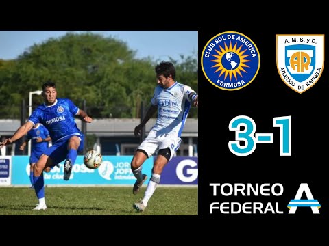 Todos los goles | Sol de América (F) 3-1 Atletico Rafaela | Federal A fecha 1