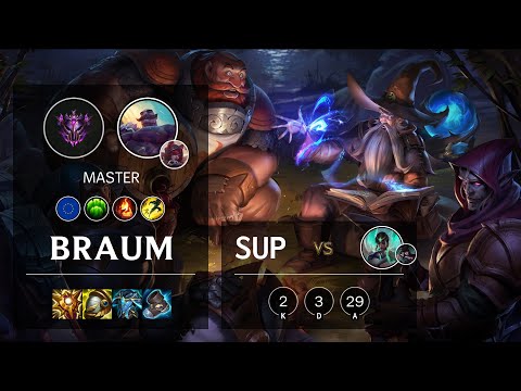 Braum Support vs Karma - EUW Master Patch 11.23