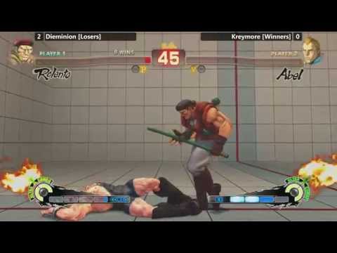 USF4 @ Paradise Lost - Dieminion (Rolento) vs Kreymore (Yang/Abel) - GRAND FINALS [720p/60fps]