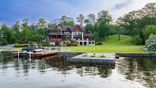 INSIDE THIS $3,888,000 LUXURY LAKEFRONT ESTATE ON OVER 8 ACRES! | Culver Lake Dream Home Tour