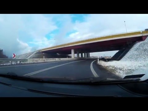 Wjazd i wyjazd autostrada A4 Ostropa Gliwice