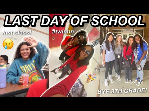 LAST DAY OF SCHOOL VLOG  (8TH GRADE) *emotional*