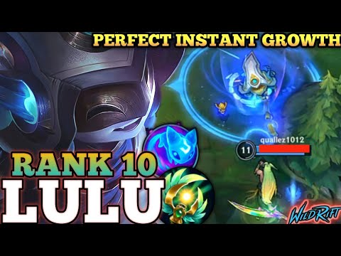 LULU AMAZING SKILL CONTROL! ANNOYING INSTANT ULT GROWTH - TOP 10 GLOBAL LULU By missu - WILD RIFT