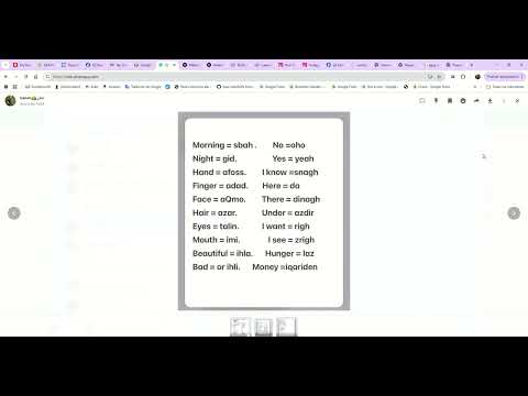 Tachelhit class from Azilal