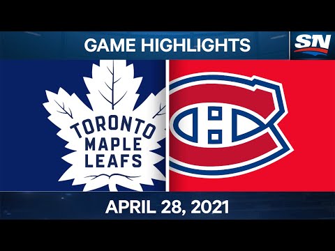 NHL Game Highlights | Maple Leafs vs. Canadiens - Apr. 28, 2021