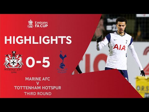 AFC Association Football Club Marine Crosby 0-5 FC Tottenham Hotspur Londra   ( The Emirat...
