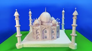 Tajmahal model for school project | How to make Tajmahal 3d model | ताजमहल मॉडल