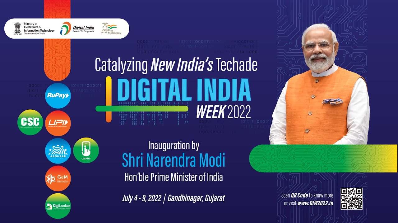 Inauguration of Digital India Week 2022 by Hon'ble PM Narendra Modi