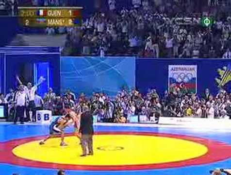 Mansurov wins wrestling gold