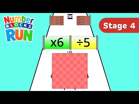 Numberblocks Run｜Stage4｜Studying math
