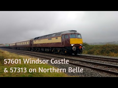 Prestatyn 21.10.18 - WCRC 57601 Windsor Castle & 57313 on Northern Belle
