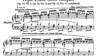 Marc-André Hamelin - Étude No. 1 in A minor 'Triple Étude, after Chopin'