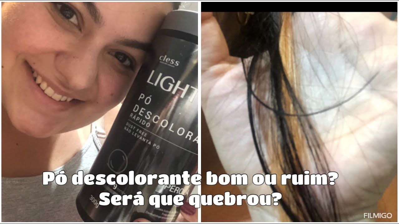 Resenha pó descolorante Lightner pérola 9 tons