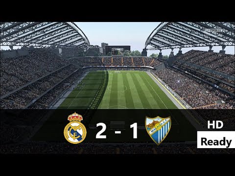 Real Madrid vs Malaga CF-2-1-All Goals and Extended Highlights 2018