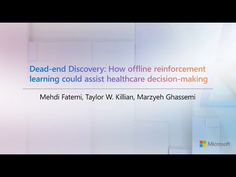 Dead-end Discovery: How offline reinforcement learning could assist healthcare decision-makers