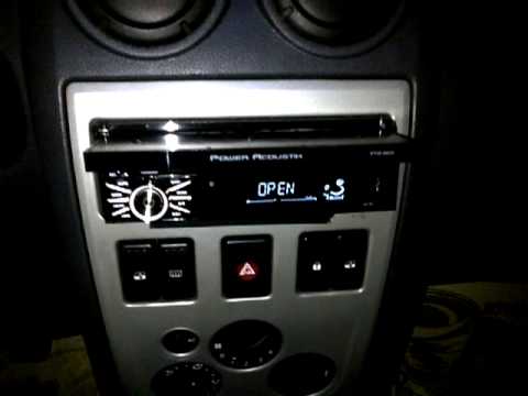 Power Acoustik PTID-8920 In-Dash DVD AM/FM Receiver with 7-Inch Flip-Out  Touchscreen Renault Logan