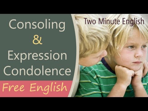 慰める＆お悔やみの言葉を伝える-無料英会話レッスン (Consoling & Expressing Condolence - Free English Conversation Lesson)