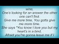 George Strait - Give Me More Time Lyrics