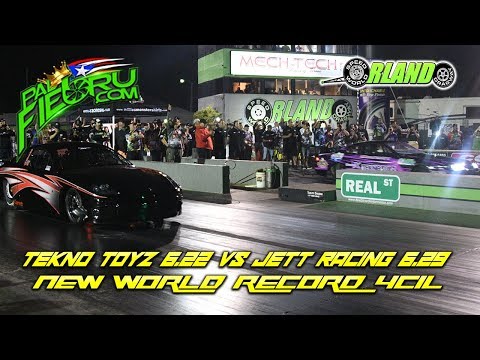 New World Record 4 Cilindros Tekno Toyz 6.22 win vs Jett Racing 6.29 OSW 27 Oct 2018