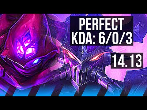 MALZAHAR vs KASSADIN (MID) | 6/0/3, 500+ games, Dominating | VN Master | 14.13
