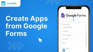Download the video "Convert Google Forms into Clappia Apps ⢸ Google Forms Alternative ⢸ No-Code Low-Code Platform"