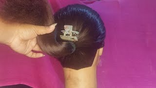 Small Claw Clip Tutorial For Quick And Amazing Hairstyle || Clutcher Hairstyle || BARNA'S MAKEOVER