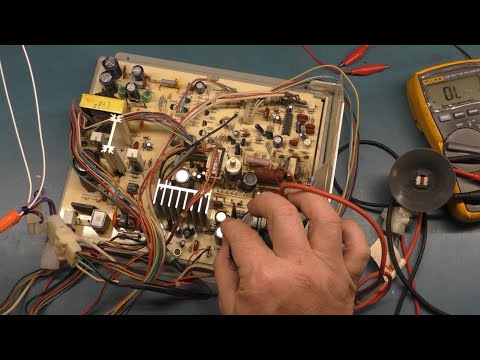 25" Neotec 2515C Arcade Monitor Chassis Repair - "No Picture" - Down The Rabbit Hole We Go