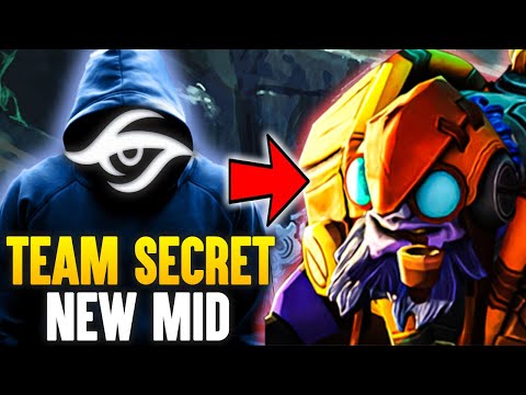 How Team Secret New Mid Plays Tinker - High MMR Gameplay Dota 2