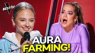 A 19 Year Old In A BLANKET Turned Every Chair | The Voice