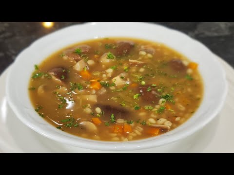 Healthy And Hearty Mushroom Barley Soup